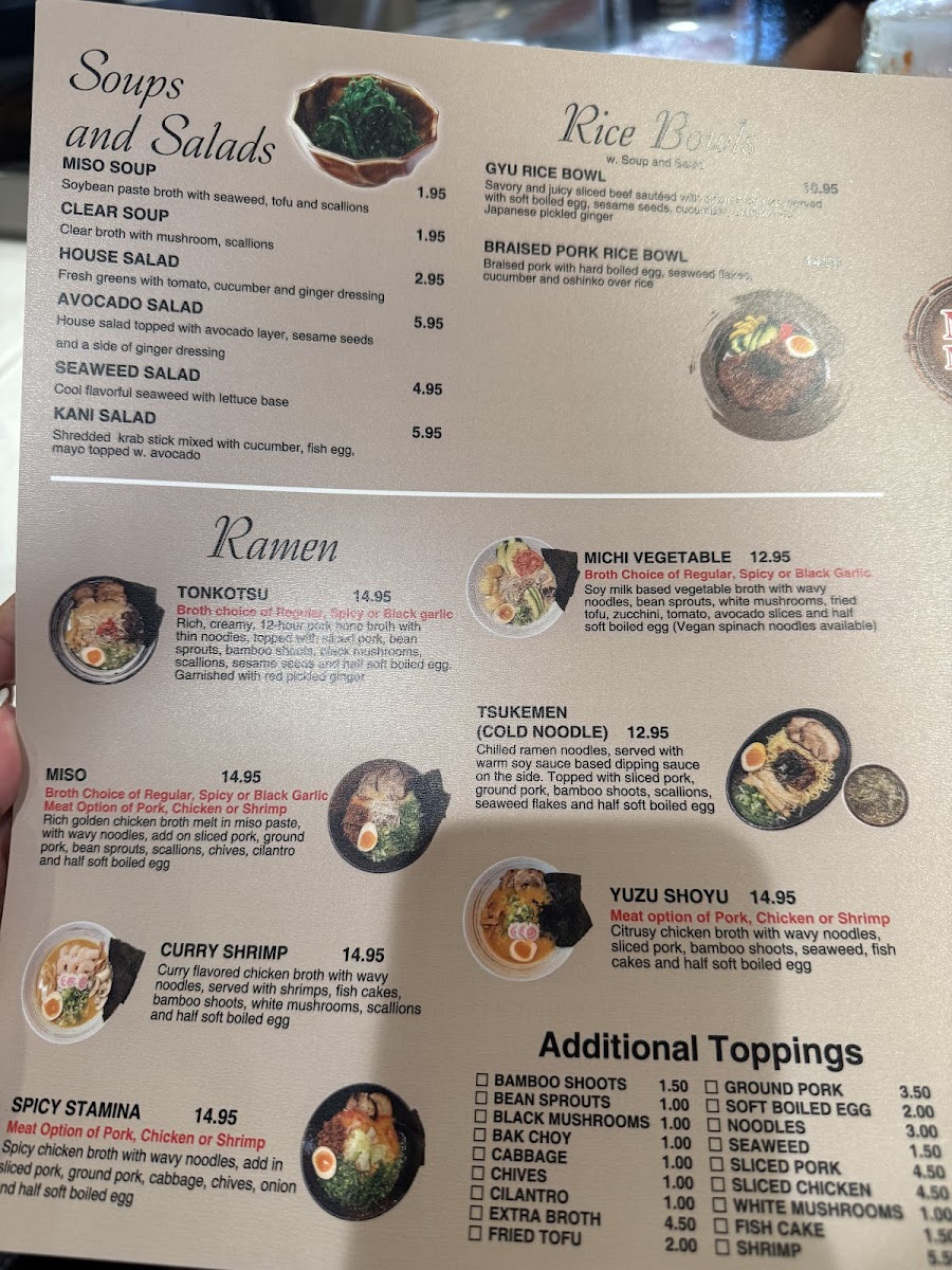 Menu Michi Ramen & Sushi-7